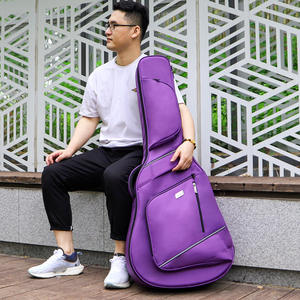 Sac de guitare rétro épais personnalisé pour l'été, 41/42 pouces, ABS, sac à dos pour guitare classique, piano, sac de concert, sac pour instrument de musique folk - Product Image 3