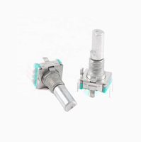 Commutateur d'encodeur rotatif à poignée semi-lunaire Potentiomètre numérique EC11 avec interrupteur à 5 broches Longueur de la poignée 20mm Catégorie de produit ICs