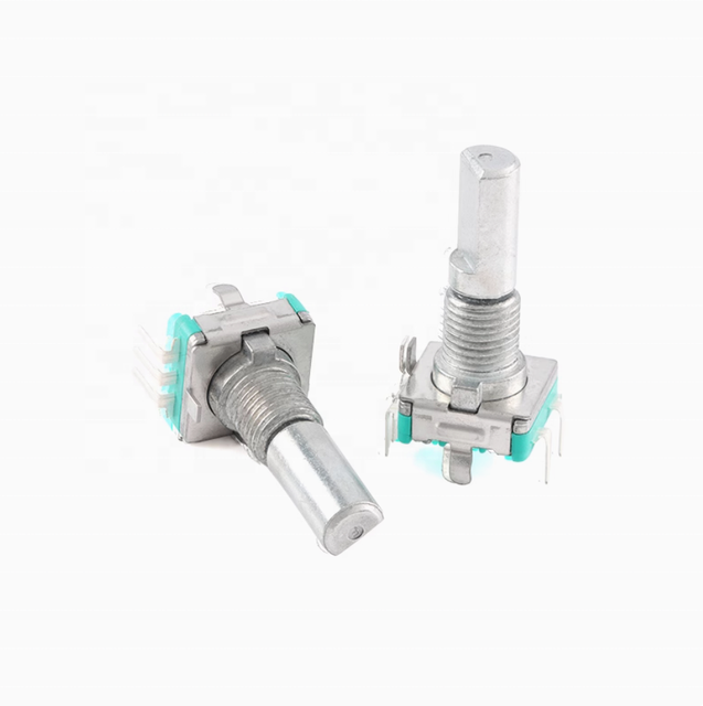Semilunar Handle Rotary Encoder Switch EC11 Digital Potentiometer with 5-Pin Switch 20mm Handle Length Product Category ICs
