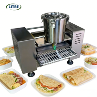 Machine à crêpes efficace 600 pièces/h, diamètre personnalisé 3, 9, 10 pouces, équipement commercial automatique pour la fabrication de crêpes pour usine