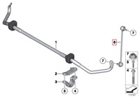 Barres stabilisatrices avant SHAKLON pour F10, liens de barre anti-roulis en acier, qualité OE, ajustement direct, bagues, pièces de suspension