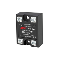 Relais statique monophasé SSR-210B 10A DC-AC, entrée 3-32VDC, sortie 24-380VAC, module SSR à déclenchement par passage par zéro