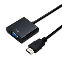Adaptateur HDMI vers VGA 1080P avec câble audio 3,5 mm, convertisseur audio-vidéo, vente flash