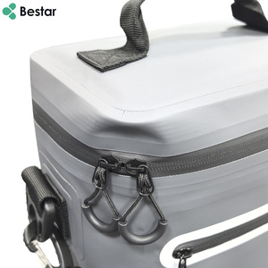 Hoge Kwaliteit 500d Pvc/Tpu Waterdichte Zachte Koelbox Camping Picknick Lunch Tas Ijs Koeler Custom Logo Draagbare Koeler Zachte Tas