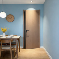 Portes intérieures en bois de luxe haut de gamme pour projets d'ingénierie hôtelière et d'appartements de luxe