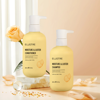 Shampooing et après-shampoing hydratant et lissant anti-frisottis au miel de Manuka bio, végan, 300 ml, marque privée, pour cheveux bouclés