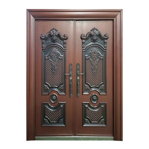 TECHTOP Zware Dubbele Stalen Deur Hoge Veiligheid Anti-inbraak Buitendeur met Duurzame Poedercoating Afwerking - Product Image 1