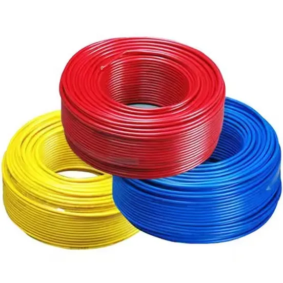 Flexible PVC Insulated Solar Wire Ground Cable BVR BV 450/750V 4mm-25mm Earthing Solid Underground Electrical Wires