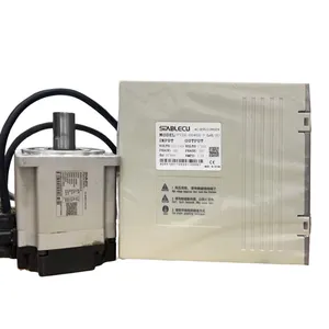 Encode hattı ile elektrikli motor için 400W yüksek hızlı entegre AC Servo motor ve sürücü kiti 220v motor boyutu 60mm çerçeve