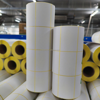 Rollo de Etiquetas Térmicas para Códigos de Barras de Grado Industrial 4x6, Sin Fenol e Impermeables para Inventario de Supermercados y Paquetes de Envío