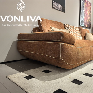 Ensemble de canapés en chenille Vonliva, <span class=keywords><strong>2</strong></span> <span class=keywords><strong>places</strong></span>, emballé sous vide, <span class=keywords><strong>canapé</strong></span> de salon, <span class=keywords><strong>canapé</strong></span> en mousse sans cadre compressé - Product Image 2