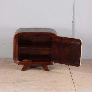 Wooden Bedside Table Bedroom <b>Side</b> Cabinet with Smooth Finish and Storage <b>Drawer</b> Modern Furniture Export Quality Design - Product Image 3