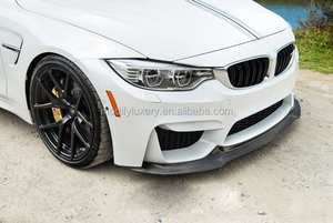 คาร์บอนไฟเบอร์ M3 M4 <span class=keywords><strong>V</strong></span> สไตล์รถด้านหน้าลิปสปอยเลอร์สำหรับ BMW F80 F82 M3 M4 2015-2019 - Product Image 4