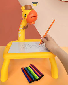 儿童绘图投影仪桌，光和音乐跟踪和绘图投影仪玩具，儿童智能投影仪素描桌，学习 - Product Image 4