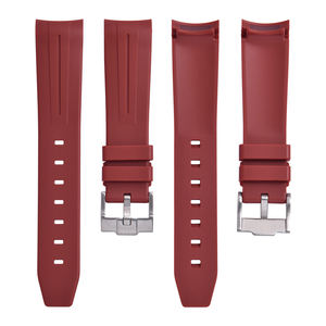 Bracelet de montre en caoutchouc TPU incurvé JUELONG Premium, durable, remplacement 20 mm, compatible avec la série Moonwatch Mission to Planets - Product Image 4