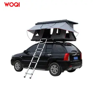 WOQI nouvelle tente de toit rigide en alliage d'aluminium pour camping et voiture à quatre roues motrices étanche pour 2 à 4 personnes