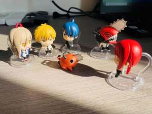 Set de 6 Piezas de 4 cm Figuras de Acción de Anime Chainsaw Man Denji Power <span class=keywords><strong>Makima</strong></span> Pochita Figuras de Anime de PVC Estatua Muñeco Juguetes Coleccionables - Product Image 6
