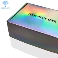 Cajas de Embalaje de Lujo para Pelucas y Lencería, Cajas Plegables Personalizadas para Extensiones de Cabello, Embalaje Holográfico