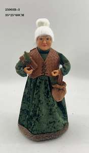 Señora Claus de pie de 24 pulgadas - Verde - Product Image 2