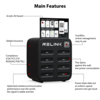 Station de recharge de téléphones à 8 emplacements avec batterie externe partagée, système de location de batteries externes 5000 mAh, borne de recharge à lecture de code QR, OEM ODM