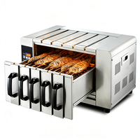 Four à température contrôlée séparément, barbecue sans fumée, four à brochettes, machine à kebab pour restaurant