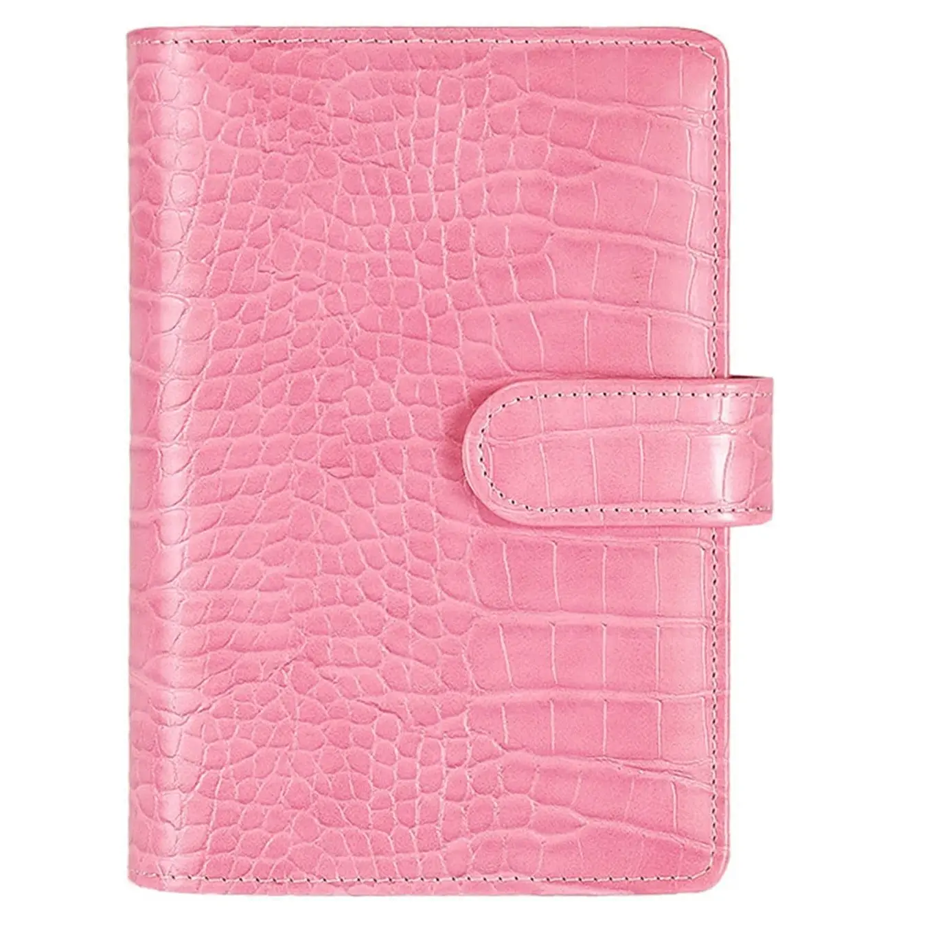 High Quality Personalized Pu Leather Binder Planner Journal Agenda Notebook with Pen Holder