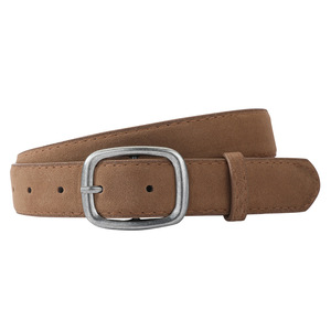 <span class=keywords><strong>Ceinture</strong></span> <span class=keywords><strong>Femme</strong></span> Maillard en <span class=keywords><strong>Daim</strong></span> Nubuck Style Vintage Vieilli avec Boucle Ardillon en Alliage – Nouvelle <span class=keywords><strong>Ceinture</strong></span> Sophistiquée pour Jeans - Product Image 4