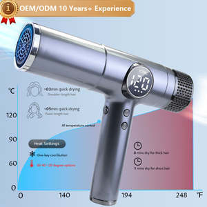 Sèche-cheveux de qualité, sèche-cheveux ionique, sèche-cheveux professionnel à grande vitesse avec buse magnétique pour voyage à domicile femme <span class=keywords><strong>homme</strong></span> - Product Image 5