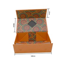 Boîtes d'emballage en papier pliables avec fermeture magnétique personnalisée, boîtes cadeaux rigides de luxe avec couvercle magnétique