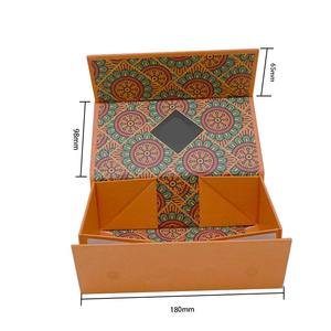 Custom Logo magnete blocco pieghevole scatole di imballaggio di carta di lusso rigide scatole regalo pieghevoli con coperchio magnetico - Product Image 5