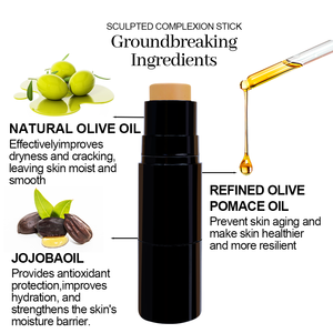 Crea Tu Propio Logotipo: Iluminador, <span class=keywords><strong>Bronceador</strong></span>, Corrector de Cobertura Total, Maquillaje Vegano en Barra, Resistente al Agua - Product Image 5