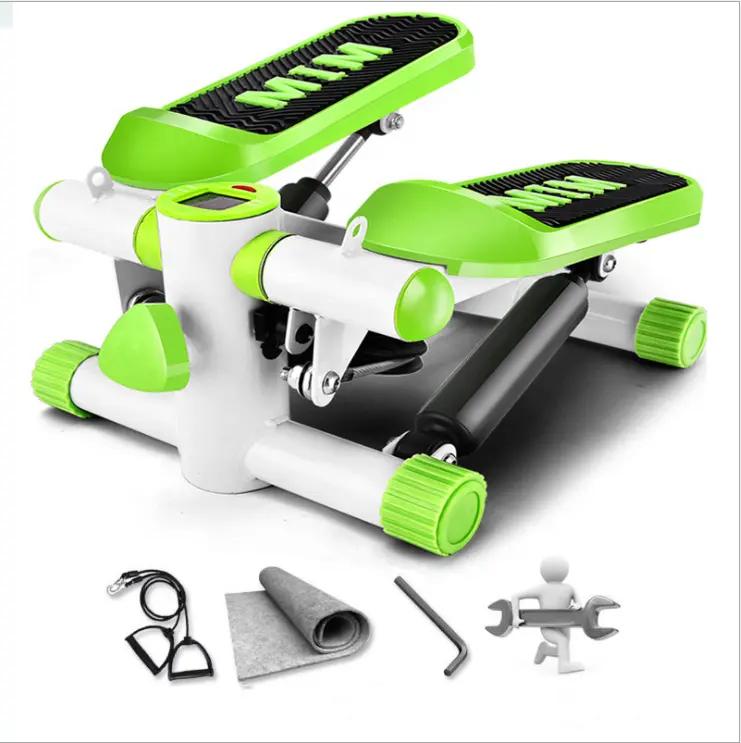 Mini equipo de fitness de plástico hidráulico para el hogar, máquina de caminar para entrenamiento de pasos, fácil instalación