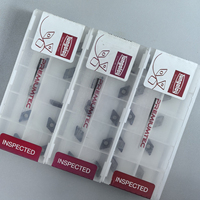 DCMT070208-PM AH725 Tungaloys Inserto de Carburo de Tungsteno de Alta Calidad Cuadrado para Torno CNC, Herramienta de Torneado Externo CVD, OEM Japón