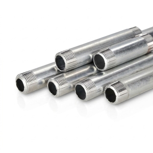 Conector de Tubería de Acero al Carbono Galvanizado, Rosca Macho, Tubo de Extensión, Conector de Tubería de Agua - Product Image 2