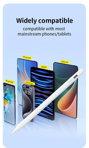 Penna Stilo Universale in Metallo con Touch Screen per iPhone Android Honor, <span class=keywords><strong>Tablet</strong></span> con Adsorbimento Magnetico e Punta Sostituibile - Product Image 6