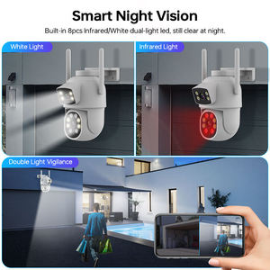 4MP 2 écrans Smart Home Cctv Caméra Wifi Surveillance Sans fil 1080P Cctv Sécurité 2.4G 5G Wifi PTZ Caméra - Product Image 4