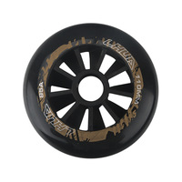 Roues de patinage de vitesse 90mm 100mm 110mm 85A PU avec ou sans roulement 3 couleurs pour la course