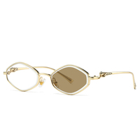 Lunettes de soleil de luxe 2530 avec tête de léopard en métal, photochromiques, changeant de couleur, protection UV400, style vintage, rectangulaires, protection des yeux