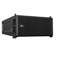 Enceinte Line Array active pleine gamme LA-50A, double haut-parleur néodyme de 6 pouces, 500+200W, enceinte PP pour scène, église, événement