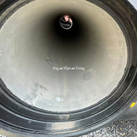 Tuyau en fonte ductile centrifuge DN400 DN600 certifié ISO2531 pour eau douce, fabriqué en Chine, avec services de soudage et de cintrage
