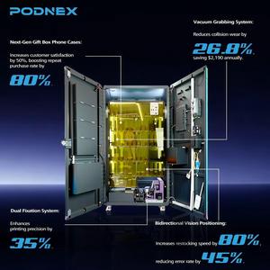 PodNEX Handyhüllen-Verkaufsautomat Handyhüllen-Herstellungsmaschine für Automatischen Verkaufsautomaten-Geschäftsbetrieb - Product Image 2