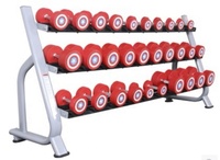 Support d'haltères vertical à 2 niveaux pour la salle de sport, petit support d'haltères