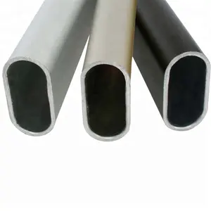 Tube en alliage d'aluminium ovale, coulissant, 24x10mm, de forme ovale, 7075mm