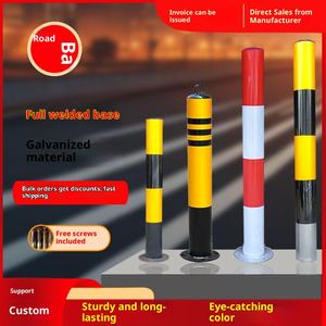 YL personnalisé tuyau en acier Durable colonne d'avertissement unité scolaire Anti-Collision fixe mobile réfléchissant arrêt de trafic sécurité de voiture - Product Image 5