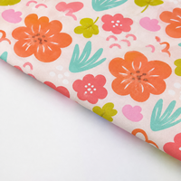 Tissu Popeline en Coton Biologique de Haute Qualité 60S Imprimé avec Motif Personnalisé pour Vêtements, Chemises et Sacs - Garçons et Filles