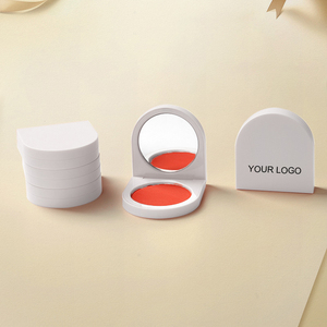 2 em 1 Highlighter e pó Blush iluminação compõem Blush impermeável Shimmer Blush Palette - Product Image 4