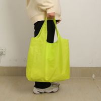 Sac de courses pliable en gros, réutilisable, pliable, avec impression de logo personnalisé, sac pliable portable