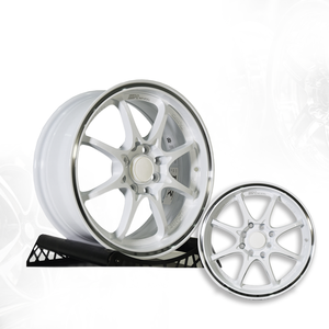 Rueda de Aleación de Aluminio 3R 15x7 Blanca Multirradio para Auto JDM Rays Volk Racing CE28 SL 8H114.3 ET38 03255-M16 Malasia - Product Image 6