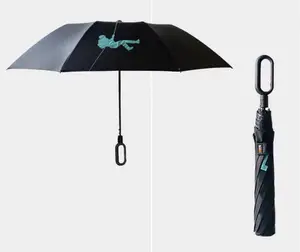 Ombrello automatico a due pieghe ombrello Semi automatico