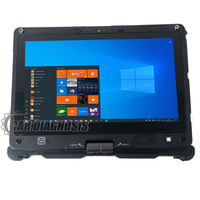 Meilleure qualité ordinateur portable renforcé à trois épreuves getac v110 robuste RAM i5 cpu installé logiciel outils de diagnostic pour camion pelle